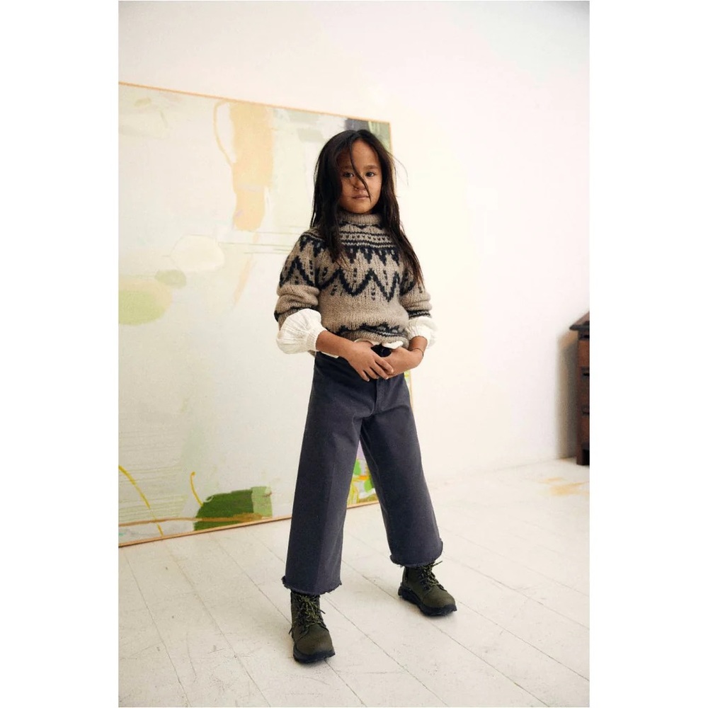 THE NEW SOCIETY LENNY SWEATER NATURAL | Size 4Y - Picture 2 of 5